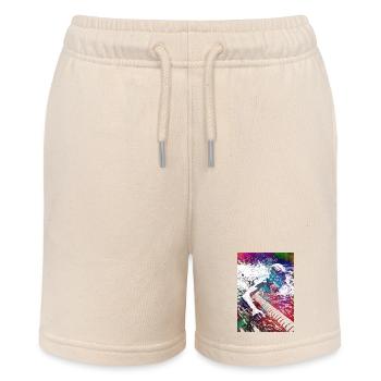 Swimming sport art #swimmer #sport - Stanley/Stella MINI BOLTER Organic Teen Jogging Shorts - soft Ecru - Front