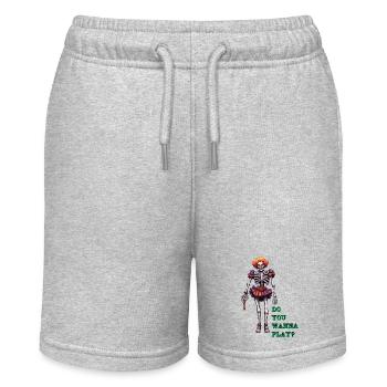 Clown / Circus / Carnival / Carnival / Playful - Stanley/Stella MINI BOLTER Organic Teen Jogging Shorts - heather grey - Front