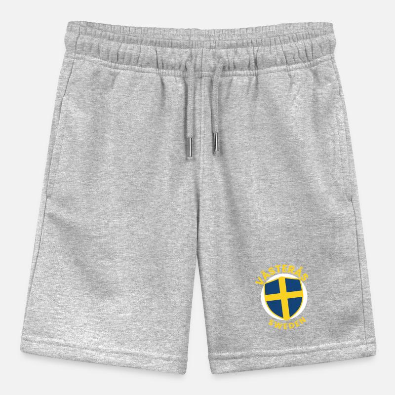 Västerås Shield Sweden Emblem Stanley/Stella MINI BOLTER Organic Teen Jogging Shorts