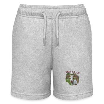 Carmen the goat Ziege Parodie die Geissens - Stanley/Stella Teenager Bio-Joggingshorts MINI BOLTER - Grau meliert - Vorne