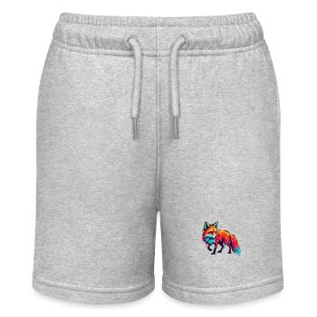 Fox Paint - Stanley/Stella MINI BOLTER Organic Teen Jogging Shorts - heather grey - Front