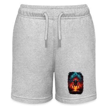animal welfare beekeeper humor insect animal lover - Stanley/Stella Teenager Bio-Joggingshorts MINI BOLTER - Grau meliert - Vorne