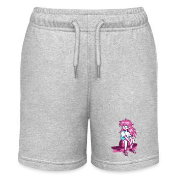 8bit SK8er GRL - Short bio MINI BOLTER Stanley/Stella Ado - gris chiné - Devant