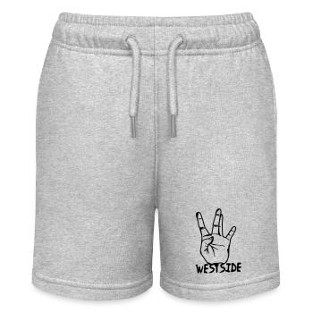 westcoast hand - Stanley/Stella Teenager Bio-Joggingshorts MINI BOLTER - Grau meliert - Vorne