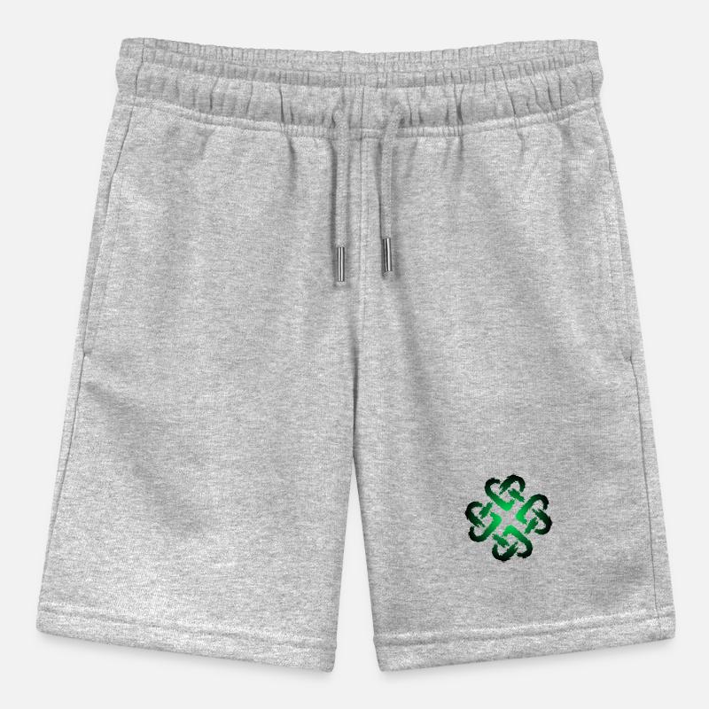 Celtic knot heart infinity symbol endless Stanley/Stella MINI BOLTER Organic Teen Jogging Shorts