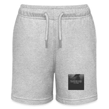 Monsters & Angels - Stanley/Stella MINI BOLTER Organic Teen Jogging Shorts - heather grey - Front