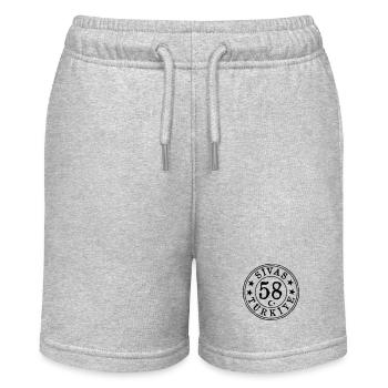 Sivas 58 Vintage - Stanley/Stella Teenager Bio-Joggingshorts MINI BOLTER - Grau meliert - Vorne