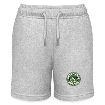 Green Lady and Tea - Stanley/Stella MINI BOLTER Organic Teen Jogging Shorts - heather grey - Front