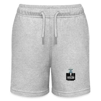 T-Shirts für Jazzliebhaber - Stanley/Stella Teenager Bio-Joggingshorts MINI BOLTER - Grau meliert - Vorne