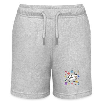 Cow - Stanley/Stella MINI BOLTER Organic Teen Jogging Shorts - heather grey - Front