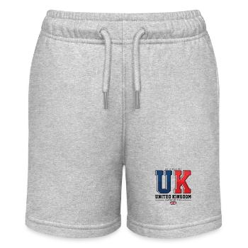 UK - Stanley/Stella MINI BOLTER Organic Teen Jogging Shorts - heather grey - Front