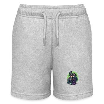 Steampunk-Couple - Stanley/Stella Teenager Bio-Joggingshorts MINI BOLTER - Grau meliert - Vorne