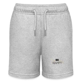 Sois heureux - Short bio MINI BOLTER Stanley/Stella Ado - gris chiné - Devant