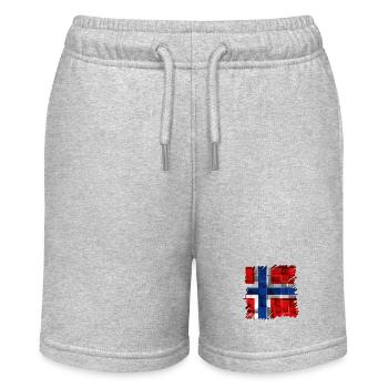 Norvège Norvège Drapeau Scandinavie Norden Tor Viking - Short bio MINI BOLTER Stanley/Stella Ado - gris chiné - Devant