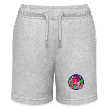 Rose - Short bio MINI BOLTER Stanley/Stella Ado - gris chiné - Devant
