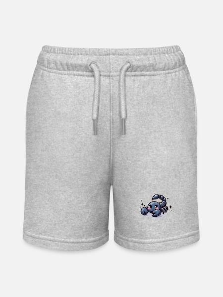 Scorpion - Stanley/Stella MINI BOLTER Organic Teen Jogging Shorts - heather grey