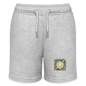 Rose Sunshine - Stanley/Stella MINI BOLTER Organic Teen Jogging Shorts - heather grey - Front