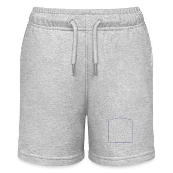 creative Border - Vectorgraphic - Stanley/Stella Teenager Bio-Joggingshorts MINI BOLTER - Grau meliert - Vorne