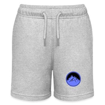berge - Stanley/Stella Teenager Bio-Joggingshorts MINI BOLTER - Grau meliert - Vorne