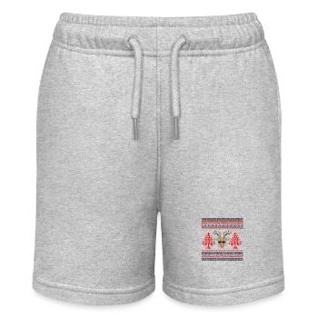 Vintage Point de Croix Noël - Stanley/Stella MINI BOLTER Organic Teen Jogging Shorts - heather grey - Front