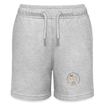 Courageux et fort - Short bio MINI BOLTER Stanley/Stella Ado - gris chiné - Devant