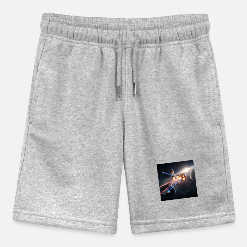 Futuristic space illusion Stanley/Stella MINI BOLTER Organic Teen Jogging Shorts