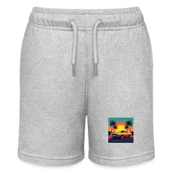 Oldtimer - Stanley/Stella Teenager Bio-Joggingshorts MINI BOLTER - Grau meliert - Vorne