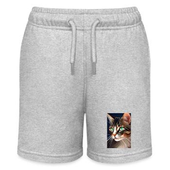 Cat I - Stanley/Stella MINI BOLTER Organic Teen Jogging Shorts - heather grey - Front