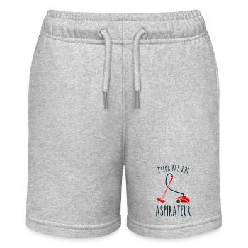 J peux pas j ai aspirateur - Short bio MINI BOLTER Stanley/Stella Ado - gris chiné - Devant