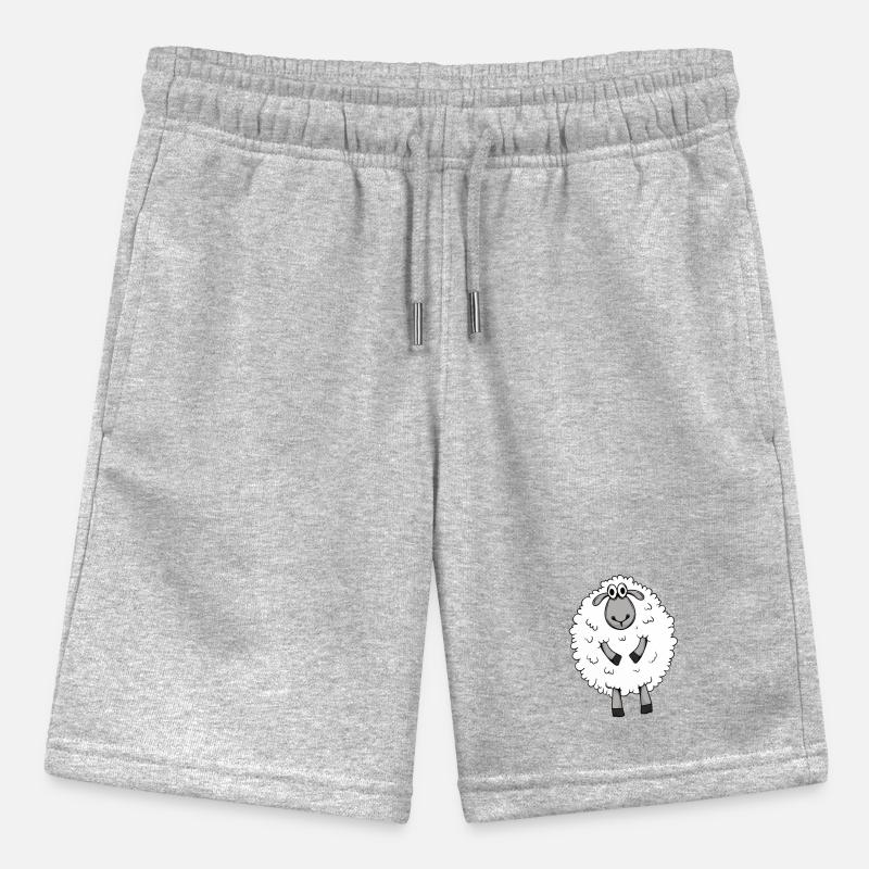 Cute German Shepherd Sheep Motif Stanley/Stella MINI BOLTER Organic Teen Jogging Shorts