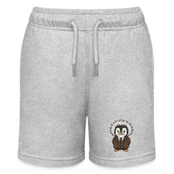 Lustiger Pinguin Physiker Wissenschaft Professor  - Stanley/Stella Teenager Bio-Joggingshorts MINI BOLTER - Grau meliert - Vorne