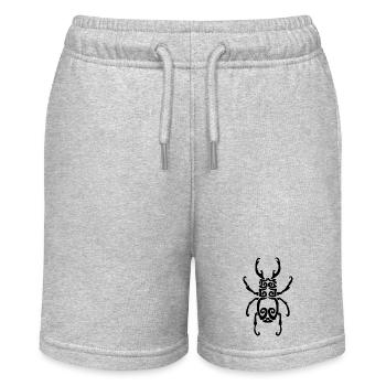 Insecte noir - Short bio MINI BOLTER Stanley/Stella Ado - gris chiné - Devant