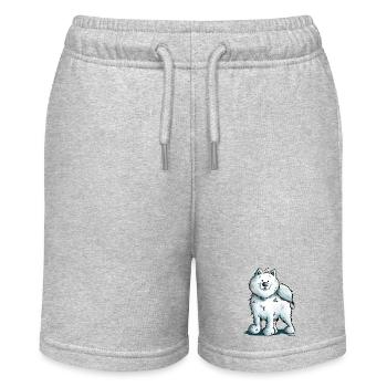 Bonne Samoyède - Short bio MINI BOLTER Stanley/Stella Ado - gris chiné - Devant