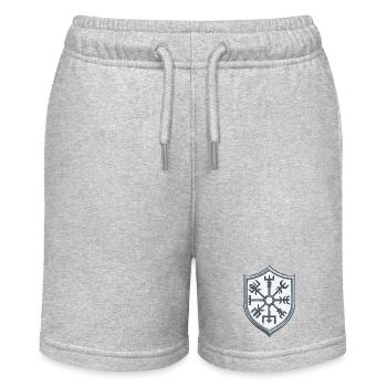 Vegvisir Schild Symbolik - Stanley/Stella Teenager Bio-Joggingshorts MINI BOLTER - Grau meliert - Vorne