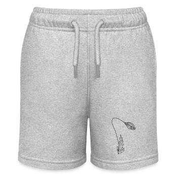 Poppy 29 poppy flower blossom - Stanley/Stella MINI BOLTER Organic Teen Jogging Shorts - heather grey - Front