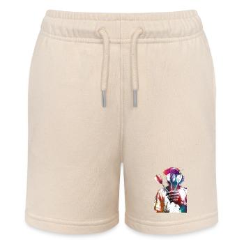 Dart Player Sports Art #darts #sport - Stanley/Stella MINI BOLTER Organic Teen Jogging Shorts - soft Ecru - Front