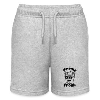 Crème Frech - Stanley/Stella Teenager Bio-Joggingshorts MINI BOLTER - Grau meliert - Vorne