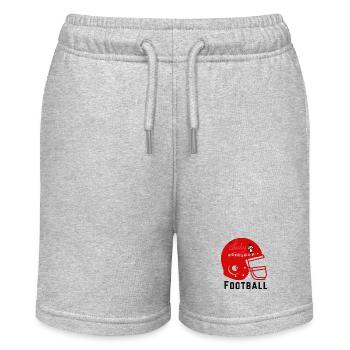 Lucky American Football - Stanley/Stella Teenager Bio-Joggingshorts MINI BOLTER - Grau meliert - Vorne