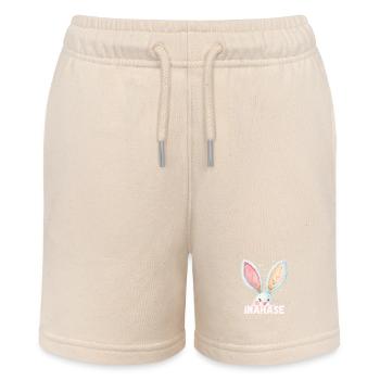 Name Ina Hase Inahase Kosename - Stanley/Stella Teenager Bio-Joggingshorts MINI BOLTER - Natur - Vorne