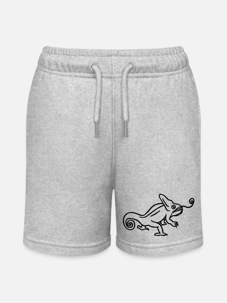 Caméléon - Short bio MINI BOLTER Stanley/Stella Ado - gris chiné