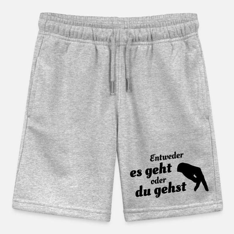 Entweder es geht oder du gehst Stanley/Stella Teenager Bio-Joggingshorts MINI BOLTER