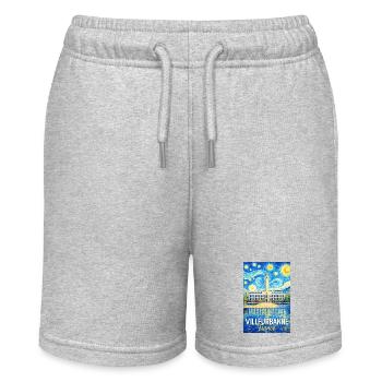 Villeurbanne, France - Stanley/Stella MINI BOLTER Organic Teen Jogging Shorts - heather grey - Front