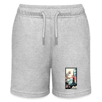 Tokyo Poster - Stanley/Stella MINI BOLTER Organic Teen Jogging Shorts - heather grey - Front