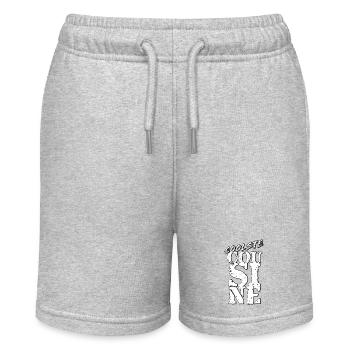 cousine - Stanley/Stella Teenager Bio-Joggingshorts MINI BOLTER - Grau meliert - Vorne