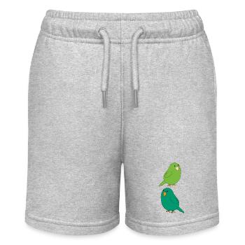 Budgie 2fold - Stanley/Stella MINI BOLTER Organic Teen Jogging Shorts - heather grey - Front