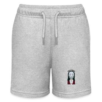 "Dead inside" Smiling anime girl - Stanley/Stella Teenager Bio-Joggingshorts MINI BOLTER - Grau meliert - Vorne