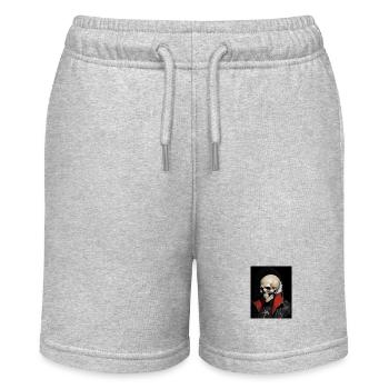 Crâne de Skelly - Short bio MINI BOLTER Stanley/Stella Ado - gris chiné - Devant
