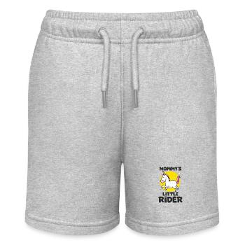 Kleiner Pullover Mama Pullover Pferde Baby - Stanley/Stella Teenager Bio-Joggingshorts MINI BOLTER - Grau meliert - Vorne