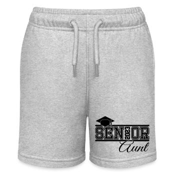 Senior 2023 Tante stolze Tante von Graduate - Stanley/Stella Teenager Bio-Joggingshorts MINI BOLTER - Grau meliert - Vorne