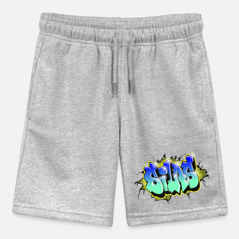 Graffiti SILAS scratch gift BIRTHDAY BIRTH Stanley/Stella MINI BOLTER Organic Teen Jogging Shorts